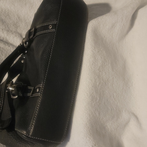 Coach Vintage Black Chelsea Pebbled Leather Satchel   Great Condition - Picture 3 of 5